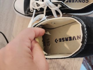Converse Bambas Negras Talla 38