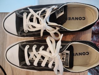 Converse Bambas Negras Talla 38