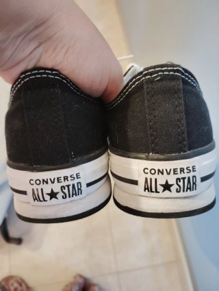 Converse Bambas Negras Talla 38