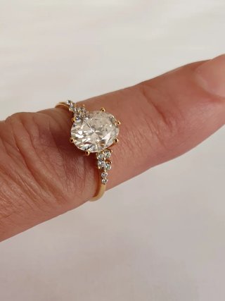Anillo MOISSANITAS 2.65 QUILATES