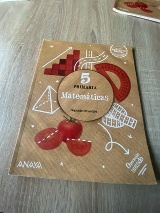 Libros Matemáticas 5 Primaria Anaya