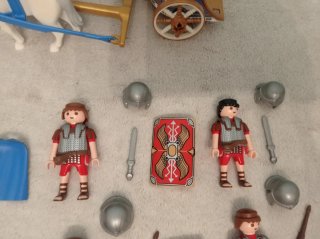 Playmobil Cuadriga Romana con Soldados WQ