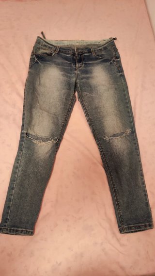 Lote 4 Pantalones Vaqueros Mujer y uno de hombre