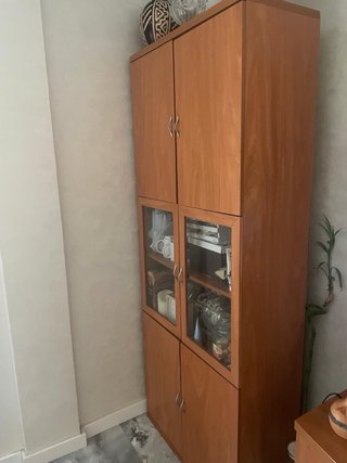 Sofá modular beige de tela
