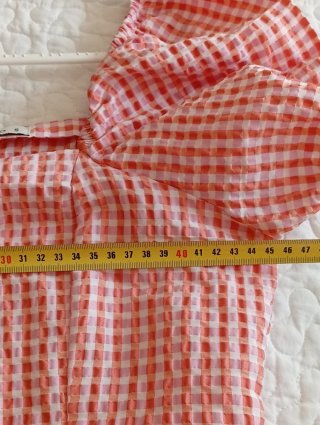 Vestido de mujer a cuadros rosa