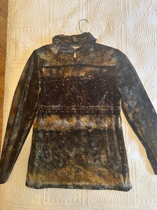 Camiseta de vestir mujer con fular a juego