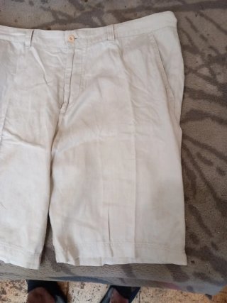 Pantalón Corto Hugo Boss Talla 46 Blanco