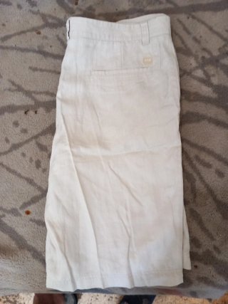 Pantalón Corto Hugo Boss Talla 46 Blanco