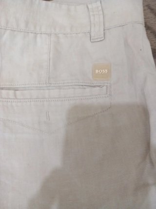 Pantalón Corto Hugo Boss Talla 46 Blanco