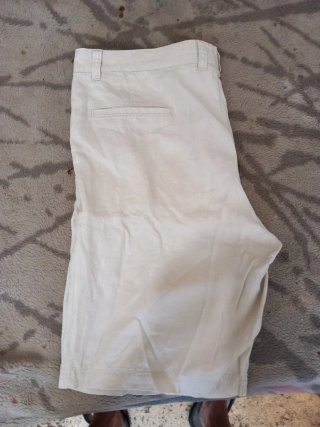 Pantalón Corto Hugo Boss Talla 46 Blanco