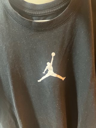 Camiseta Jordan Negra Hombre