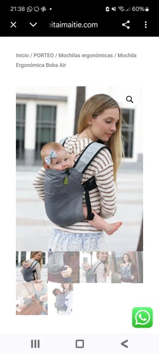 Mochila Portabebés Ergonómica Boba