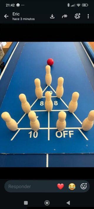 Futbolín azul con 9 juegos