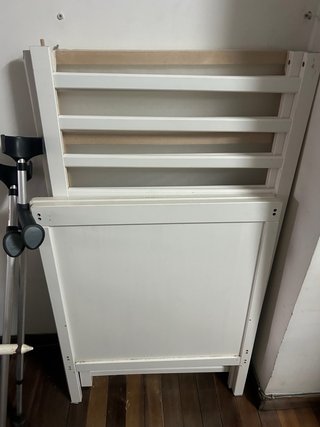 Cuna Ikea Sundvik Blanca y colchón