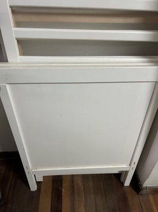 Cuna Ikea Sundvik Blanca y colchón