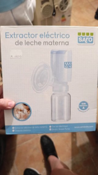 Extractor leche materna eléctrico Saro