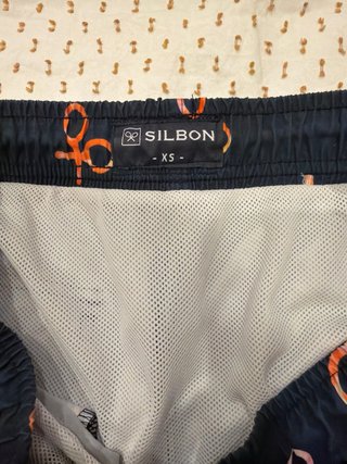 Bañador Silbon Azul Estampado raquetas