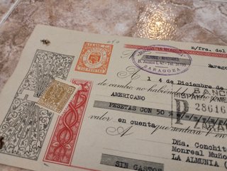 Tres Cheques Banco Español de Crédito