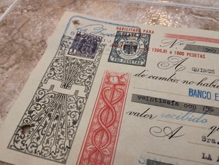 Tres Cheques Banco Español de Crédito