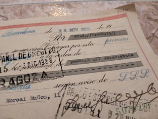 Tres Cheques Banco Español de Crédito