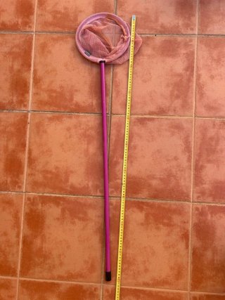 Red de pesca rosa