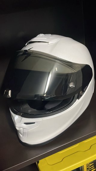 Casco Moto Blanco Talla L