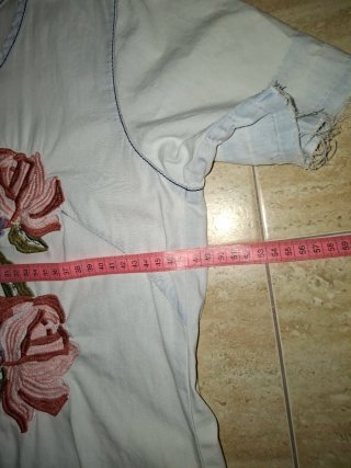 38/40, LOIS, vestido vaquero con bordados