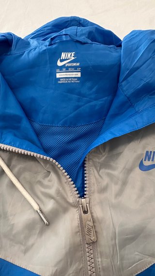 Chaqueta Nike Windrunner Vintage Azul Gris XS-S