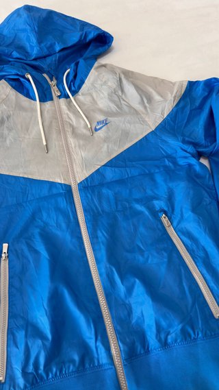 Chaqueta Nike Windrunner Vintage Azul Gris XS-S