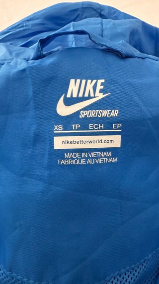 Chaqueta Nike Windrunner Vintage Azul Gris XS-S