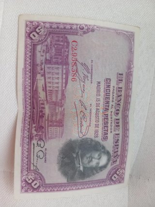Lote 12 Billetes Antiguos Pesetas España