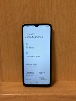 Xiaomi Redmi 9AT 32GB Negro + Caja y Cargador