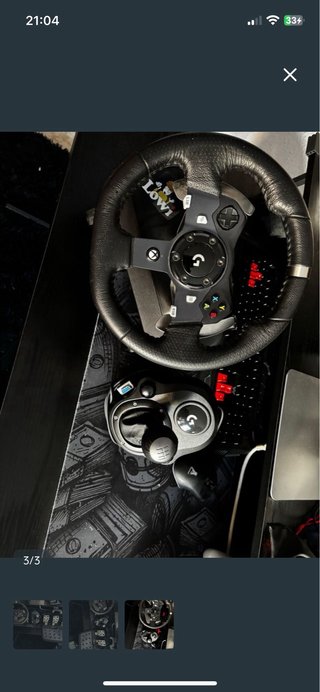 Logitech G920 Volante y Pedales
