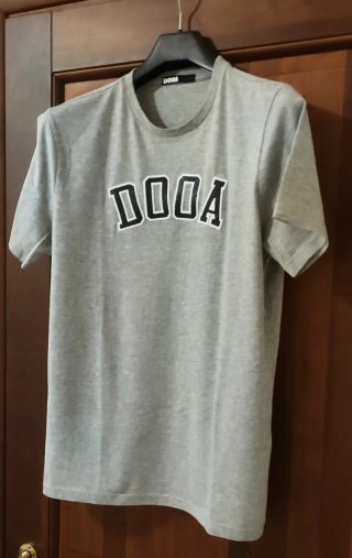 T-shirt DOOA Grigia 100% Cotone Tg.  XL