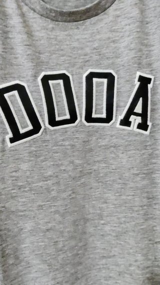 T-shirt DOOA Grigia 100% Cotone Tg.  XL