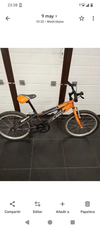 Bicicleta BMX Naranja JL-WENTI
