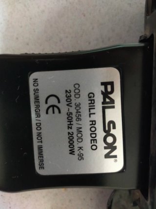 Plancha Eléctrica Palson Rodeo Grill K-95