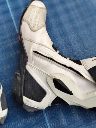 Stivali Moto Stylmartin bianchi neri