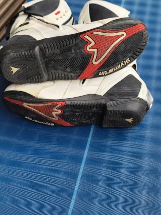 Stivali Moto Stylmartin bianchi neri