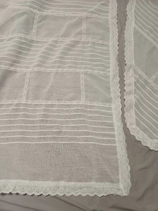 Manteletas huertana blancas