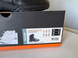 * 43 Botas Magnum Strike Force policia seguridad