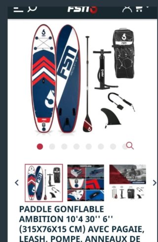 Tabla de paddle surf fsn ambition