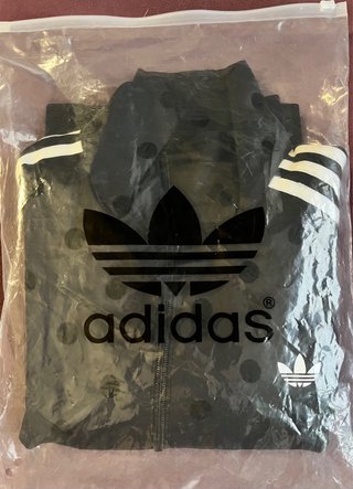 Adidas satin polka dots jacket