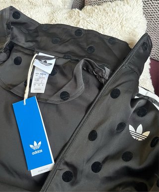 Adidas satin polka dots jacket
