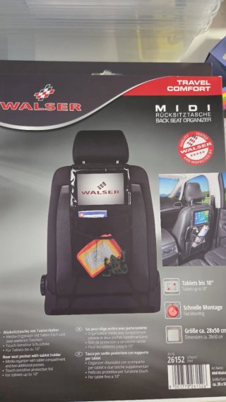 Organizador asiento coche Walser Tablet