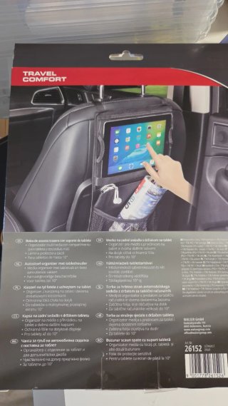 Organizador asiento coche Walser Tablet