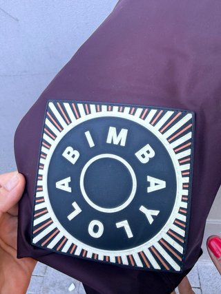 Bolso Bimba y Lola granate y Negro