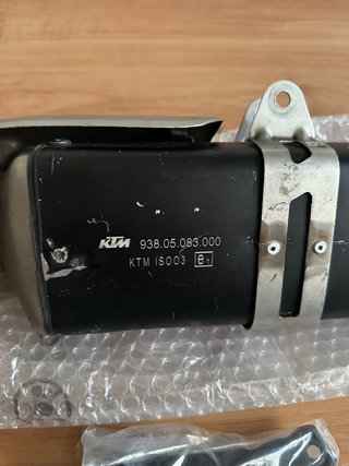 Escape KTM Duke 125 Tramo final