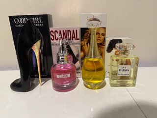 Lote Perfumes Mujer: CH, Chanel, Dior, JPG