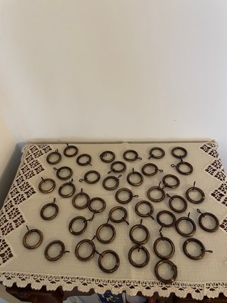 Argollas para cortinas con anillitas
